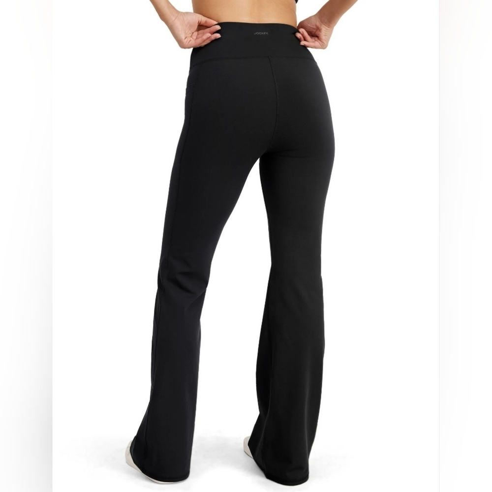 Jockey Women's Black Flare Pants - Picture 2 of 10